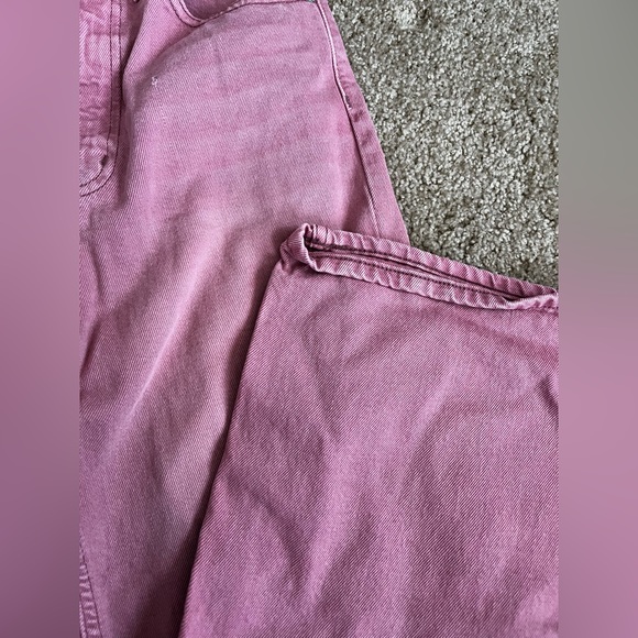 High wide pink jeans from urban outfitters - Picture 6 of 8